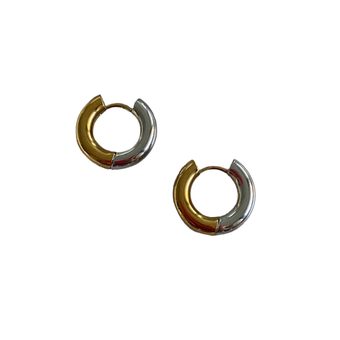 TWO TONES HOOPS