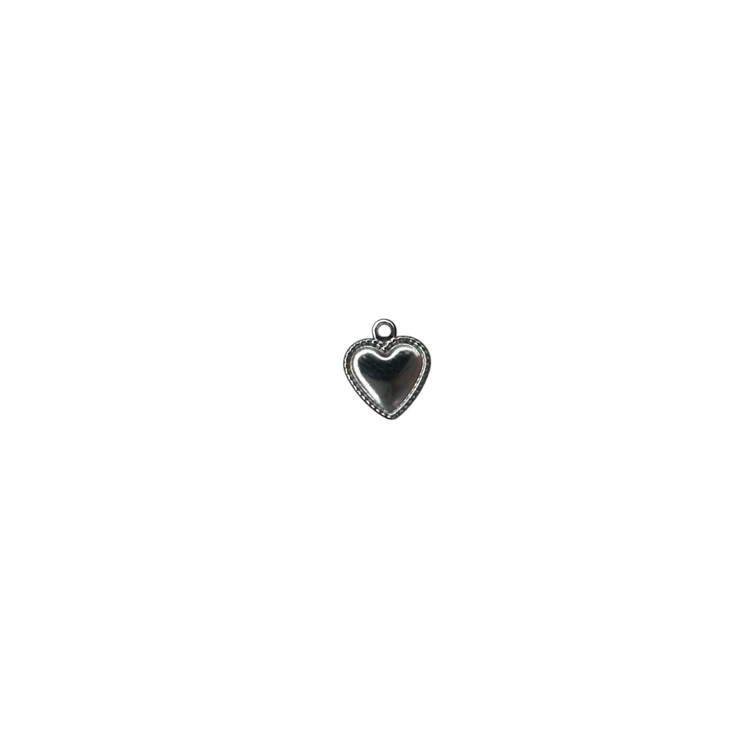 SILVER MINI HEART CHARM