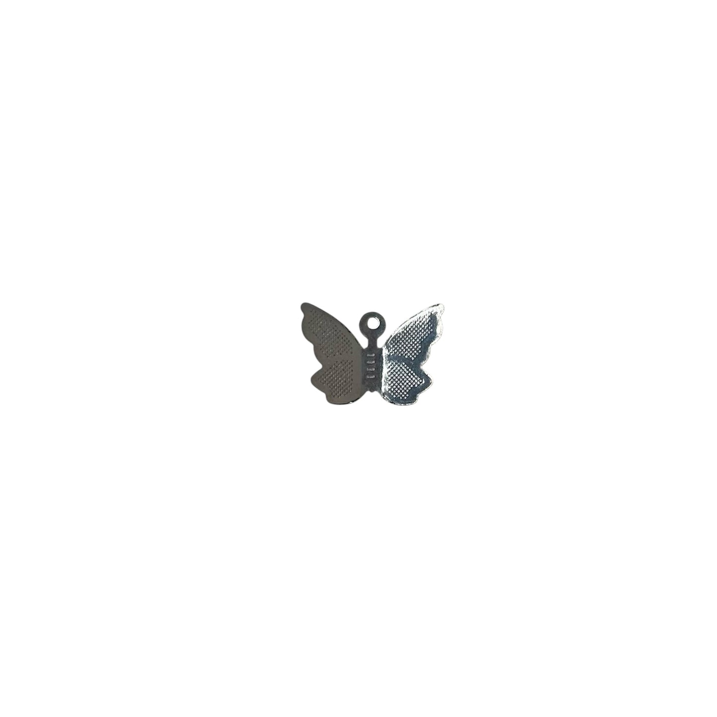 SILVER MARIPOSA CHARM