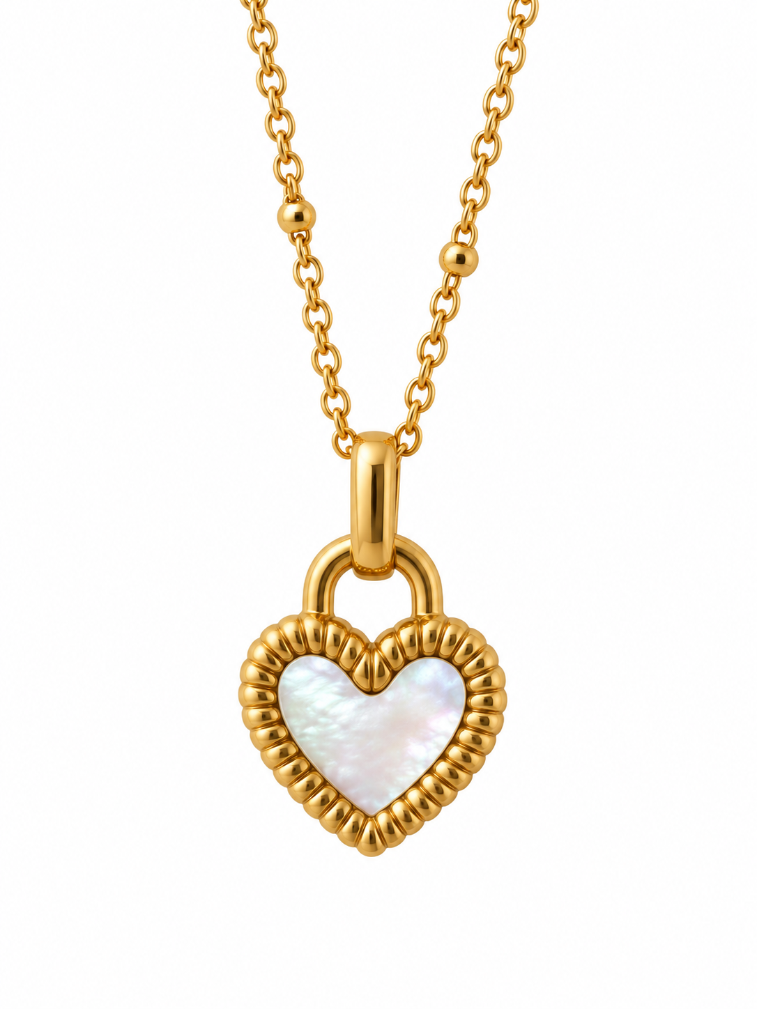HEART CHAIN (BLACK & WHITE)