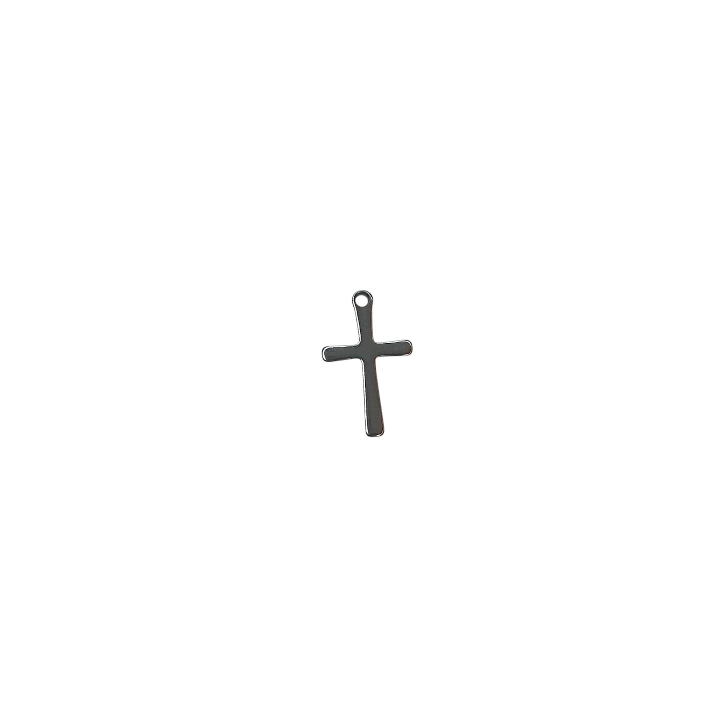SILVER CRUZ CHARM
