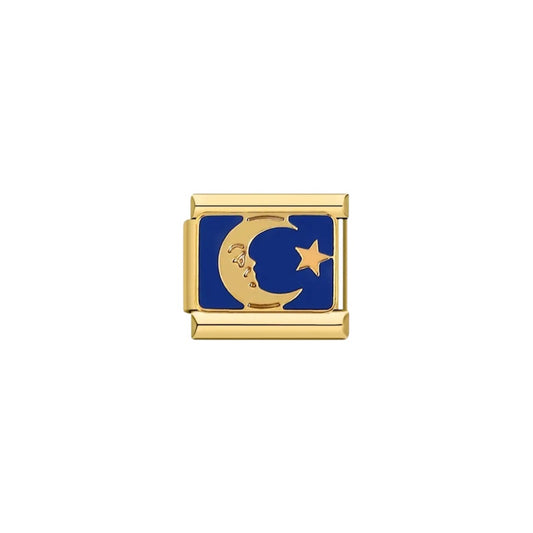 GOLD MOON CHARM