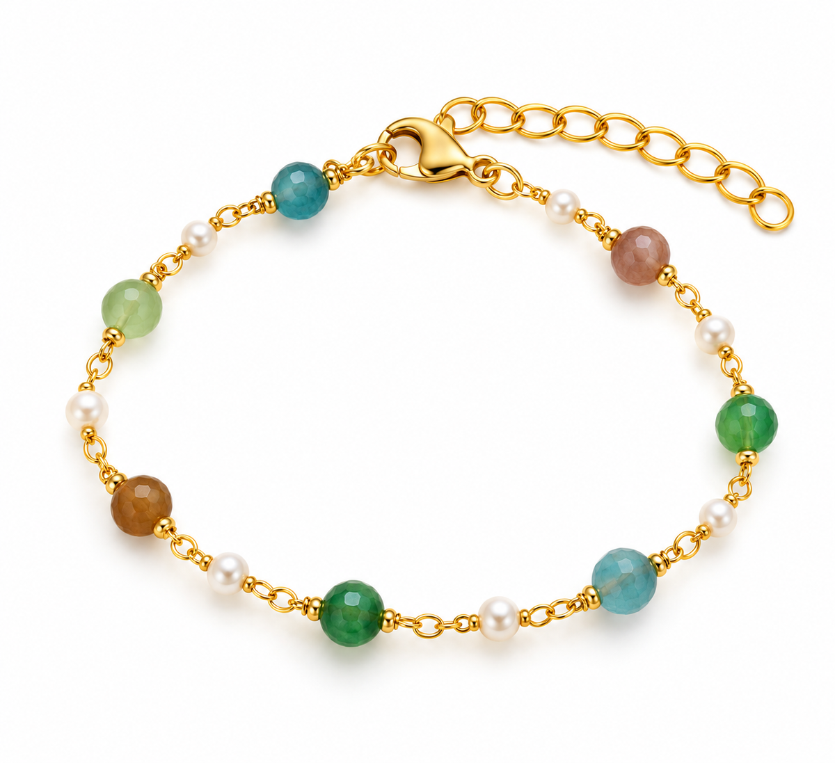 COLORS & PEARLS BRACELET