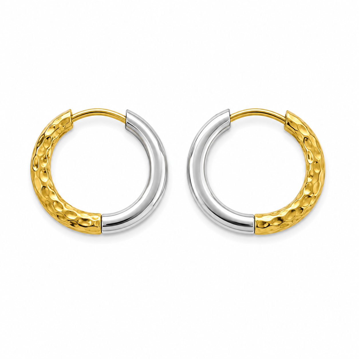 TWO TONES EARRINGS