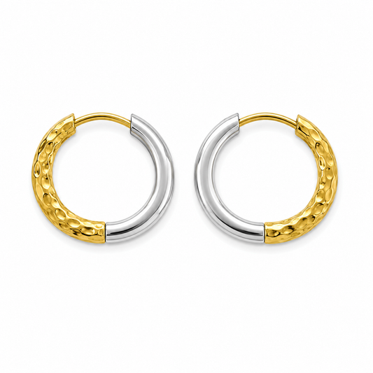 TWO TONES EARRINGS