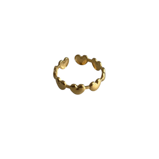 FUSCIA HAPPY FACE RING