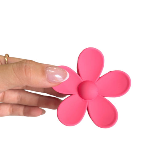 PINK FLOWER HAIRCLIP